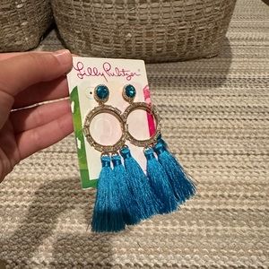 Lilly Pulitzer Turquoise Oasis Earrings